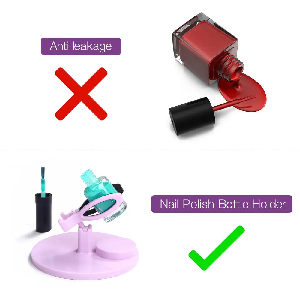New Nail Polish Fixing Clip, Nail Polish Holder, Nail Polish Glue Auxiliary Tool