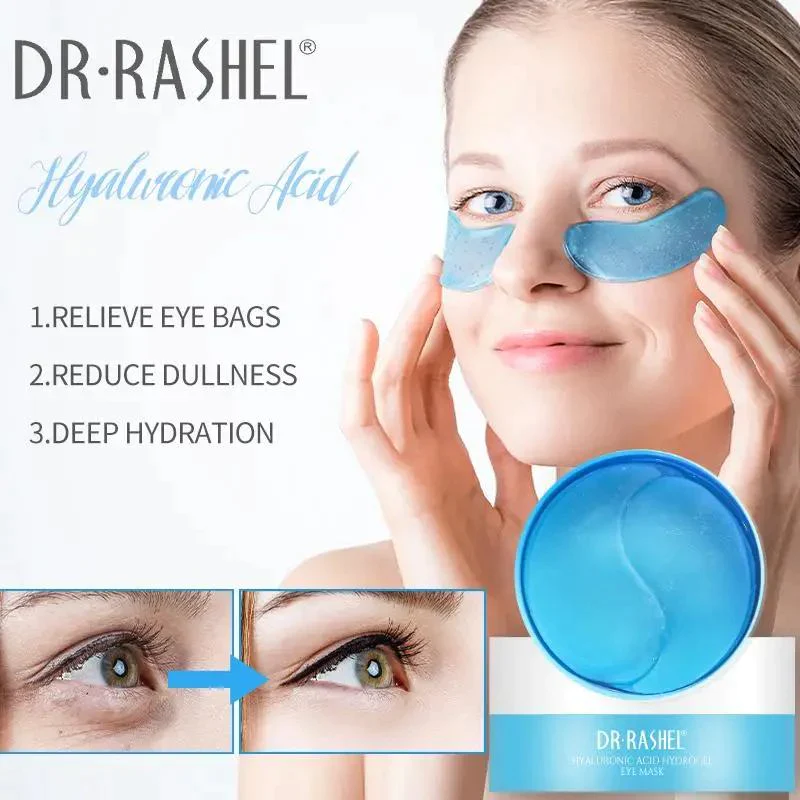 Dr Rashel - Hydrogel Under Eye Patches, Eye Mask for Puffy Eyes & Dark Circles Treatments, Reduce Under Eye Bags and Smooth Wrinkles, Eye Skin Care Pads (60 PCS)